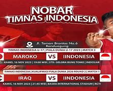 Perlawanan World Cup Hari Ini Indonesia Vs Irak